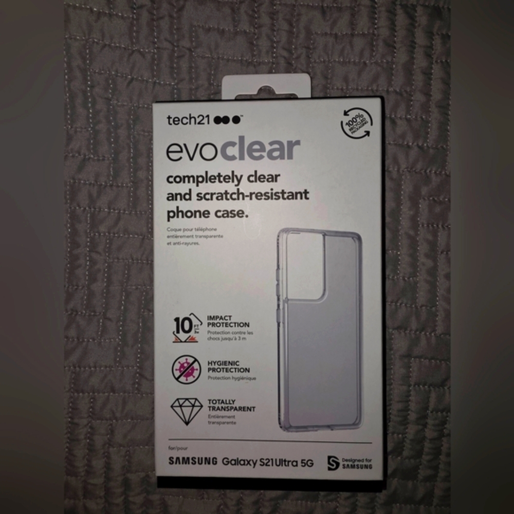 Tech21 Samsung S21 Ultra 5G Clear Phone Case